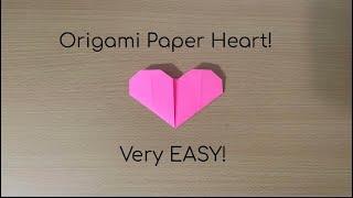 How to Make an Origami Paper Heart