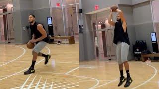 Ben Simmons shows off improved jump shot and can't miss during workout