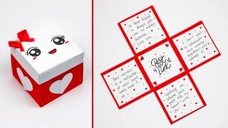 Best friend card ideas easy - How to make a beautiful gift box