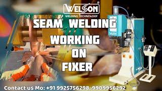 Welson Seam Welding Machine Vertical. Rajkot India #seamweldingmachine #spotweldingmachine #rajkot