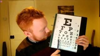 New ASMRer - Eye examination :-)