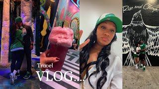 TRAVEL VLOG: NFL GAME | DALLAS VS EAGLES | TERRY BLACKS | MEOW WOLF | HIGHLAND PARK VILLAGE & MORE