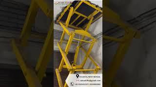 ROBUST BRAND 2 TON HYDRAULIC SCISSOR LIFT #robust #lift #scissorlift #cargolift #industrialelevator