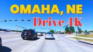 Drive Tour 4K | 84th Street, Shadow Lake DR to West Center RD, Papillion, NE & Omaha, Ne, USA | 2024