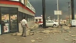 Extreme Wind Video - Derecho Downburst in Hudson Oaks, Texas