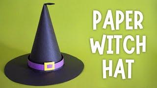 How to Make a Paper Witch Hat | Easy DIY Halloween Decor