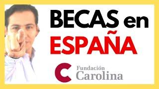  Cómo aplicar y ganar las BECAS de la Fundación Carolina para estudiar en ESPAÑA 