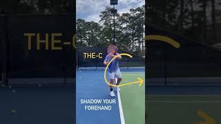 Forehand C-Shape #tennis #tennisdrills #tips #tennistips