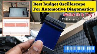 Best 2Channel Lowcost oscilloscope for Automotive Diaganosis | HS502 by Hscope with 12bit Resolution