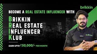 Become a Real Estate Influencer" with BRIK by Brikkin