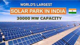 World’s largest solar park in India | Power projects in India | Made in India | Papa Construction