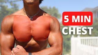 5 Min. Home Chest Workout (No Equipment Needed)