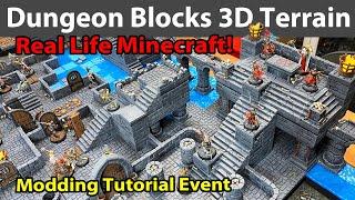 Dungeon Blocks 3D Terrain: Real Life Minecraft!