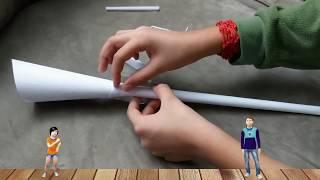 How to make a trumpet out of paper || DIY trumpet || How to make a paper horn ||Simple Paper Trumpet