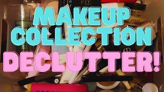 FULL MAKEUP COLLECTION DECLUTTER | ALL OF IT EXCEPT EYESHADOWS