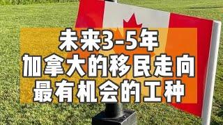 加拿大移民未来3-5年移民政策走向，最有机会移民成功的工种有哪些？