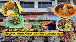 He Fa Cafe, Sungai Ara - Nasi Lemak, Roasted Flavour, Asian Fried & Surprise Noodle