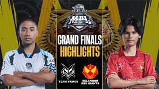 TEAM VAMOS vs SELANGOR RED GIANTS HIGHLIGHTS | MPL MALAYSIA S14 GRAND FINAL SRG vs VAMOS