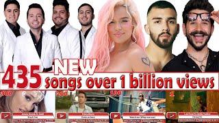 All 435 songs with over 1 billion views - July 2024 №42