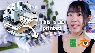 3D Decor for My Mini Art Studio!  | Bambu Lab A1 Mini