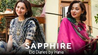 Sapphire Eid Diaries by Hania Aamir | Zara Shahjahan Coco Lawn Unstitched Collection 2025| Lawn 2025