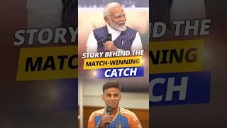 Hardik Pandya reveals story behind Surya's match winning catch to PM Modi | #shorts