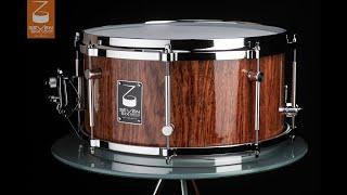 Seven Six Drum Company's 6.5x13" 100% Bubinga Stave Custom Snare Drum