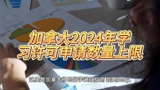 加拿大2024年学习许可申请数量上限