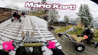 MOUNTAIN CART RACE - Real Life Mario Kart!