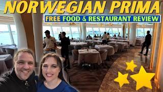 Norwegian Prima FREE Food & Restaurants Review