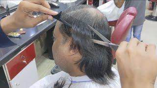 ASMR BARBER _ Scissors Only Haircut No Talking #alrayaanhairstudio