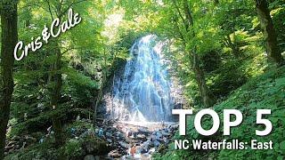 Top 5 North Carolina Waterfalls East of Asheville | Toms Creek | Catawba | Hickory Nut | High Shoals