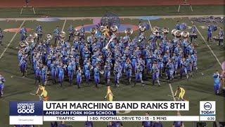 American Fork High School marching band places 8th in the country