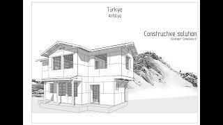 От проекта до реализации с нуля! Каркасный дом в Турции на 200м2