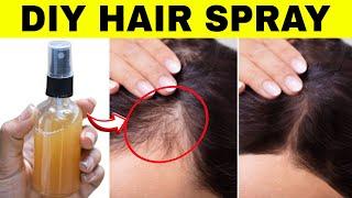 1 Ingredient Hair Spray To Stop Hair Fall , Get silky shiny hair