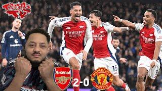  Arsenal 2-0 Man Utd | Troopz Match Reaction | ALL THAT CHAT FROM UTD FANS FOR NOTHING 