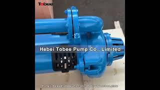 Tobee® 65QV-SP Vertical Sump Pump with Pulley and Agitator. #mininghighdensityslurrypump