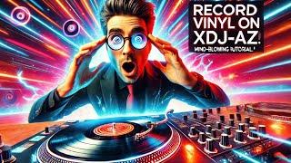 Record Vinyl using AlphaTheta XDJ-AZ