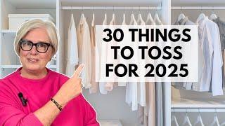 30 Things to Declutter from Your Closet for 2025