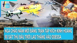 Nga chào năm mới bằng trận oanh kích kinh hoàng 90 sát thủ bầu trời lao thẳng vào Odessa