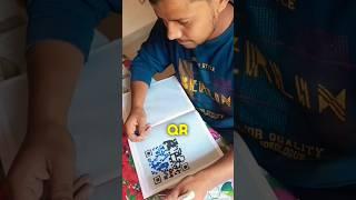 I draw a QR code ||does it work# shorts#trending # challenge