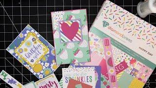 Diamond Press "Happy Day" Paper Pack Review & Two Easy Cards Tutorial!