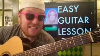 How To Play Kickin' Pushin' Destiny Rogers // guitar lesson beginner tutorial easy chords