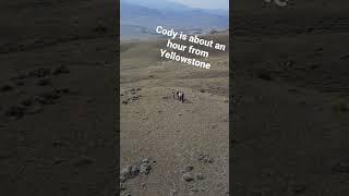 Endless mountains in Cody, Wyoming #shorts #mountains #explore #wyoming #cody #drone #hiking #codywy