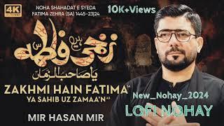 Ayam e Fatmiya Noha 2024 | Zakhmi Hain Fatima (sa) | Mir Hasan Mir New Noha 2024 | LOFI Nohay ||