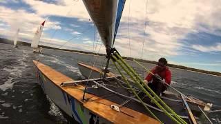 Paper Tiger catamaran racing at Wallagoot Lake