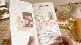  2020 journal flip through  (ideas for your future planner)