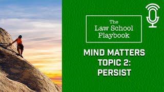 Mind Matters: Topic 2 - Persist