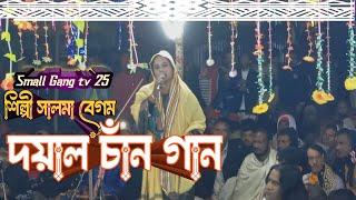 দয়াল চাঁন গান। Salma Begom, শিল্পী। Sakibul, Small Gang tv 25. Youtube channel subscribe.