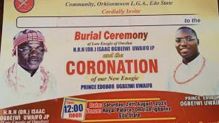 the CORONATION of PRINCE EDOBOR